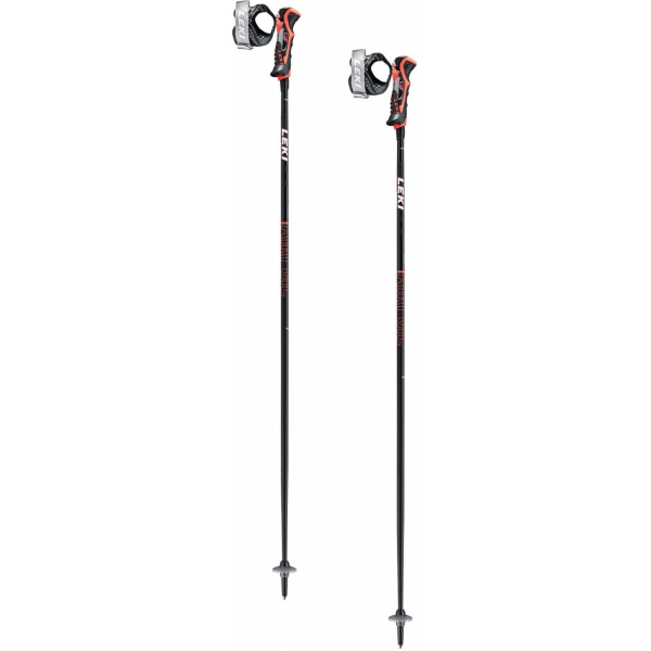 Leki Airfoil 3D - black-fluorescent red-white