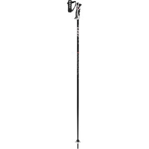 Leki Bold Lite S, black-fluorescent red-white